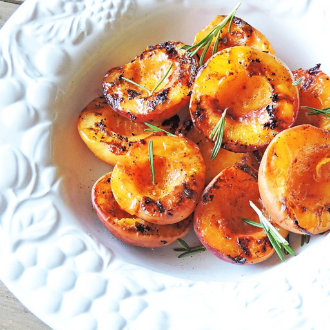 Spiced Grilled Peaches